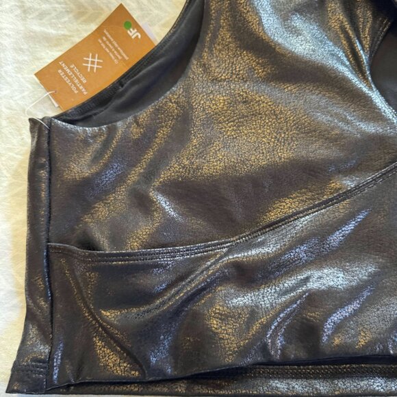 NEW Joe Fresh Sprt Bra Top Black - Picture 8 of 9